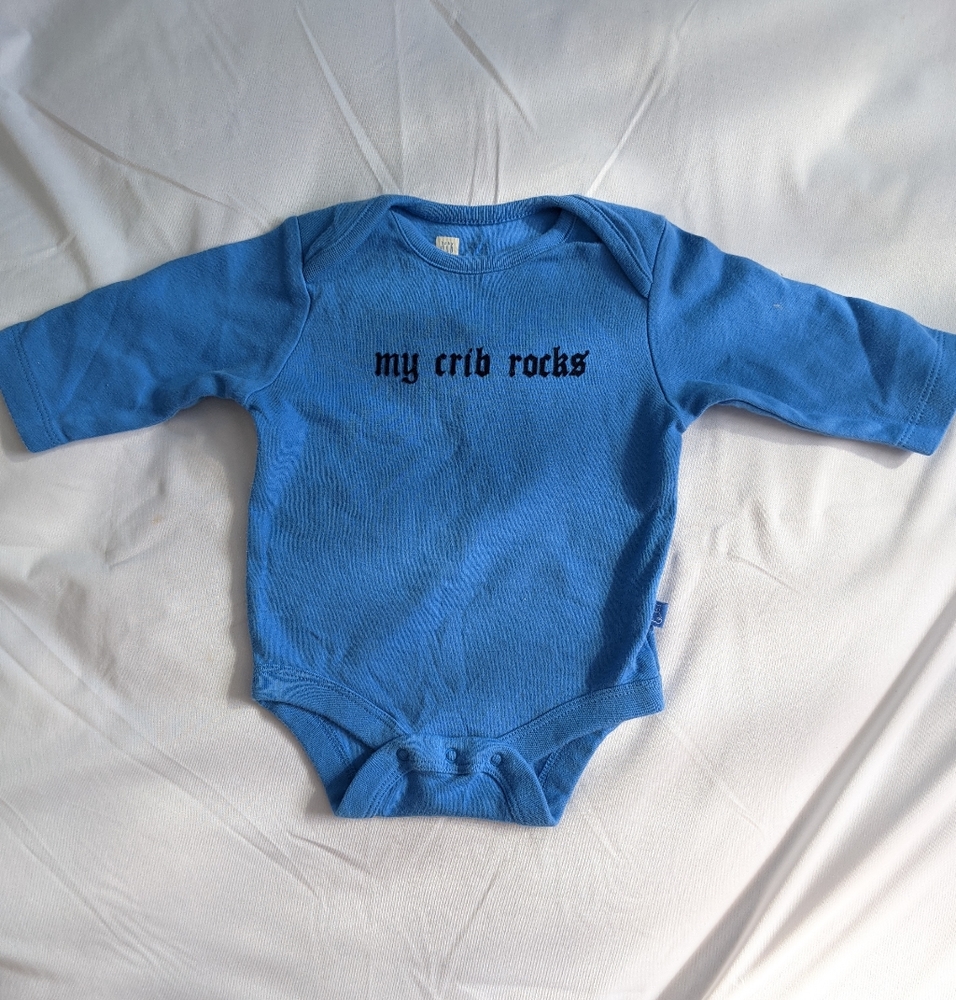 3/$10 "My Crib Rocks" Onesie
